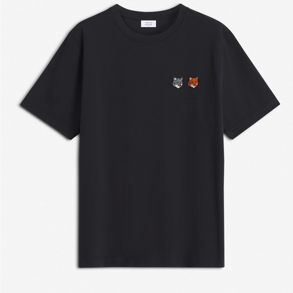 MAISON KITSUNE Black T-shirt
